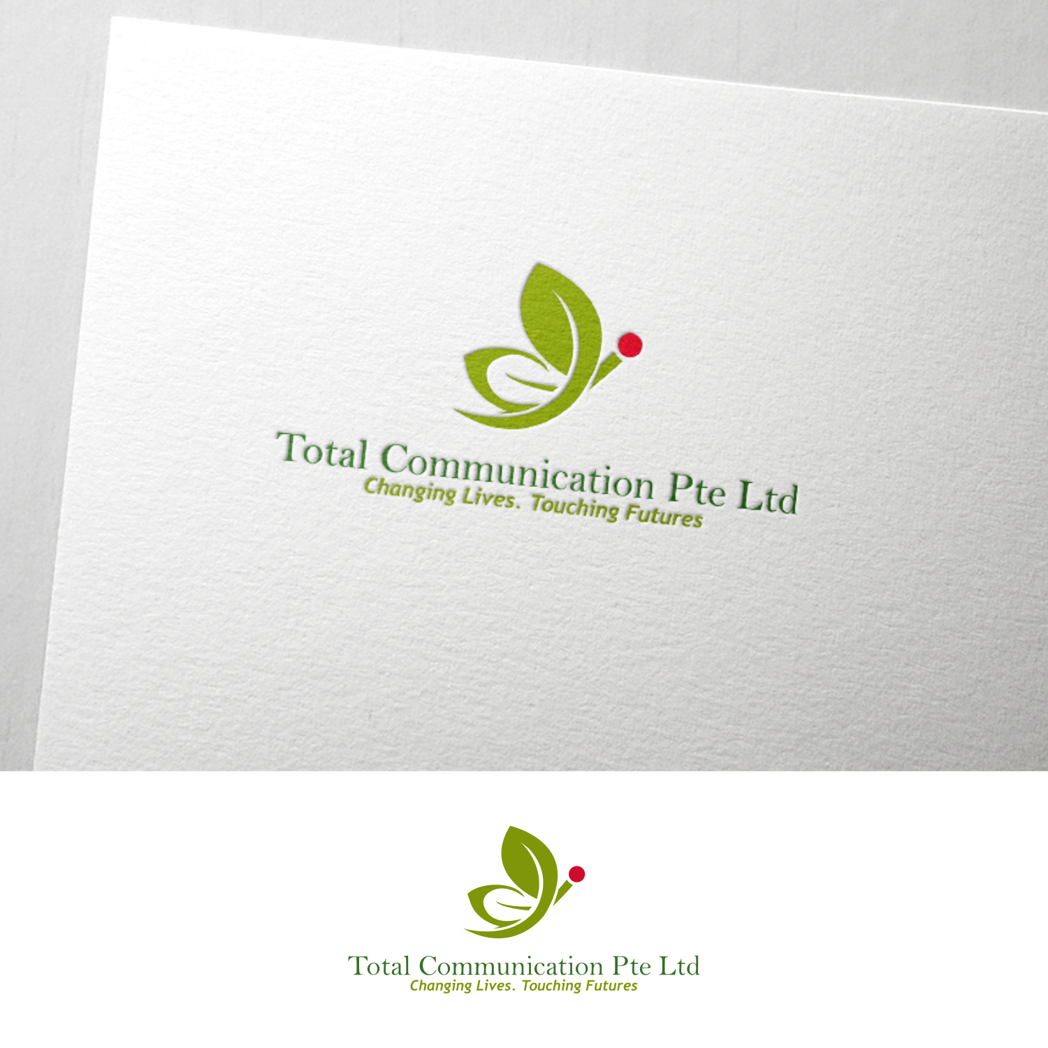 Logo Design by two one for Totoal Communication Pte Ltd | Design #21558141