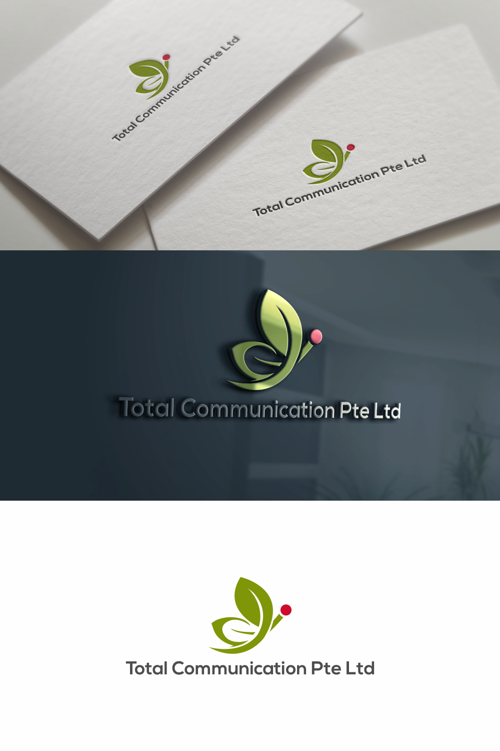 Logo-Design von two one für Totoal Communication Pte Ltd | Design #21474556