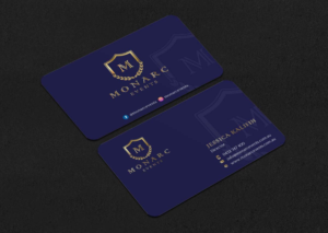 Diseño de Tarjeta de Presentación por INDIAN_Ashok para Monarc Events Pty Ltd | Diseño: #21503475