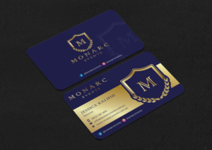 Diseño de Tarjeta de Presentación por INDIAN_Ashok para Monarc Events Pty Ltd | Diseño: #21503481