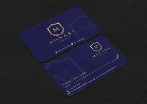 Diseño de Tarjeta de Presentación por INDIAN_Ashok para Monarc Events Pty Ltd | Diseño: #21503483