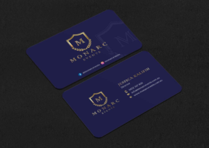 Diseño de Tarjeta de Presentación por INDIAN_Ashok para Monarc Events Pty Ltd | Diseño: #21503485
