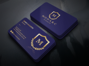 Monarc Events Business Card  | Business Card Design by JK18