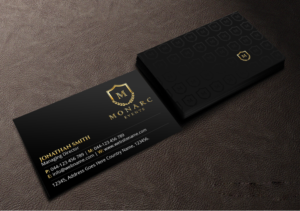 Visitenkarten-Design von Creations Box 2015 für Monarc Events Pty Ltd | Design: #21483425