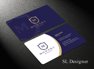 Business Card Design by SL Designer for Monarc Events Pty Ltd | Design: #21483995