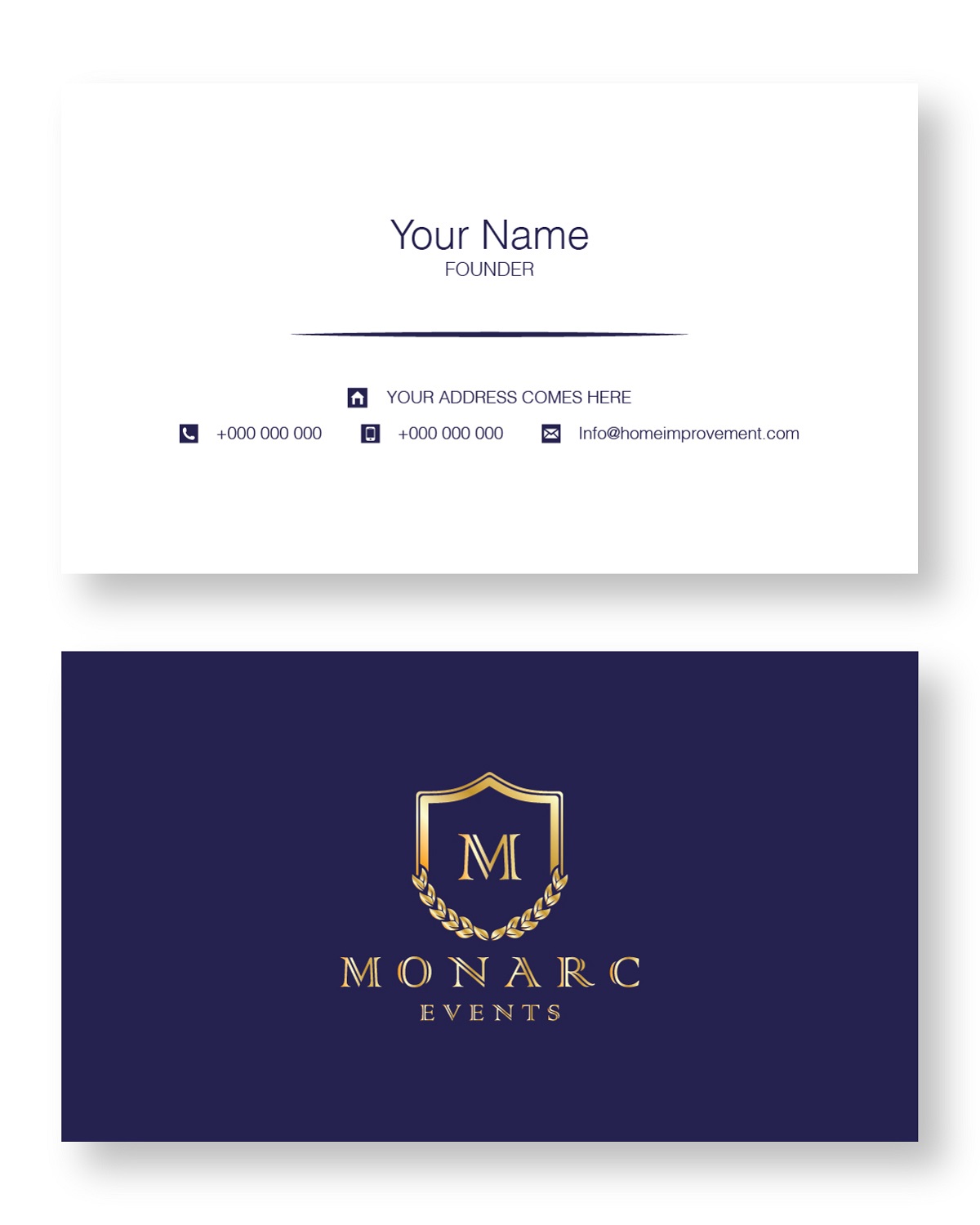 Business Card Design by Maxo-Biz for Monarc Events Pty Ltd | Design #21479329