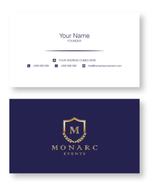 Business Card Design by Maxo-Biz for Monarc Events Pty Ltd | Design: #21479329