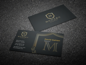 Diseño de Tarjeta de Presentación por haru_ichiban para Monarc Events Pty Ltd | Diseño: #21486271
