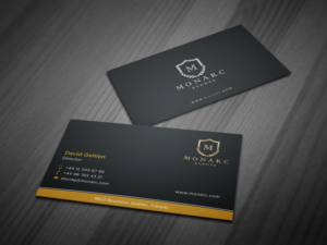 Diseño de Tarjeta de Presentación por haru_ichiban para Monarc Events Pty Ltd | Diseño: #21486282