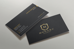 Business Card Design by haru_ichiban for Monarc Events Pty Ltd | Design: #21486286