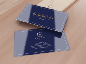 Business Card Design by haru_ichiban for Monarc Events Pty Ltd | Design: #21486293