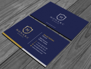 Business Card Design by haru_ichiban for Monarc Events Pty Ltd | Design: #21487670