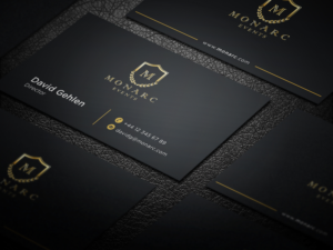 Business Card Design by haru_ichiban for Monarc Events Pty Ltd | Design: #21487672