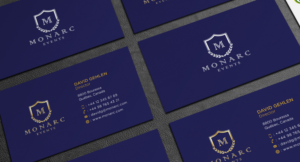 Business Card Design by haru_ichiban for Monarc Events Pty Ltd | Design: #21487673