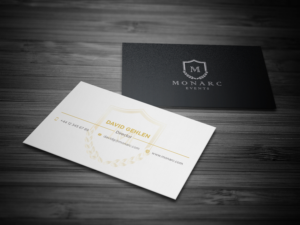 Business Card Design by haru_ichiban for Monarc Events Pty Ltd | Design: #21487683