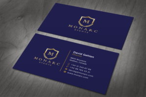 Business Card Design by haru_ichiban for Monarc Events Pty Ltd | Design: #21487687