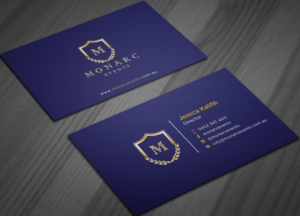 Business Card Design by haru_ichiban for Monarc Events Pty Ltd | Design: #21497440