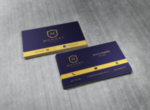 Diseño de Tarjeta de Presentación por s-graphics para Monarc Events Pty Ltd | Diseño: #21510897