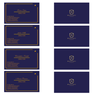 Business Card Design by MISWA ART for Monarc Events Pty Ltd | Design #21519819