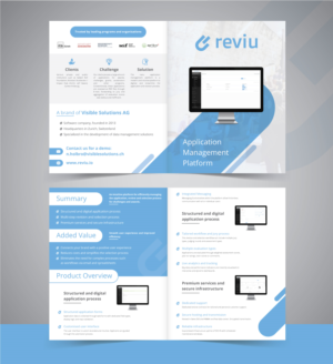 Brochure for software platform | Diseño de Flyer por vcreatived
