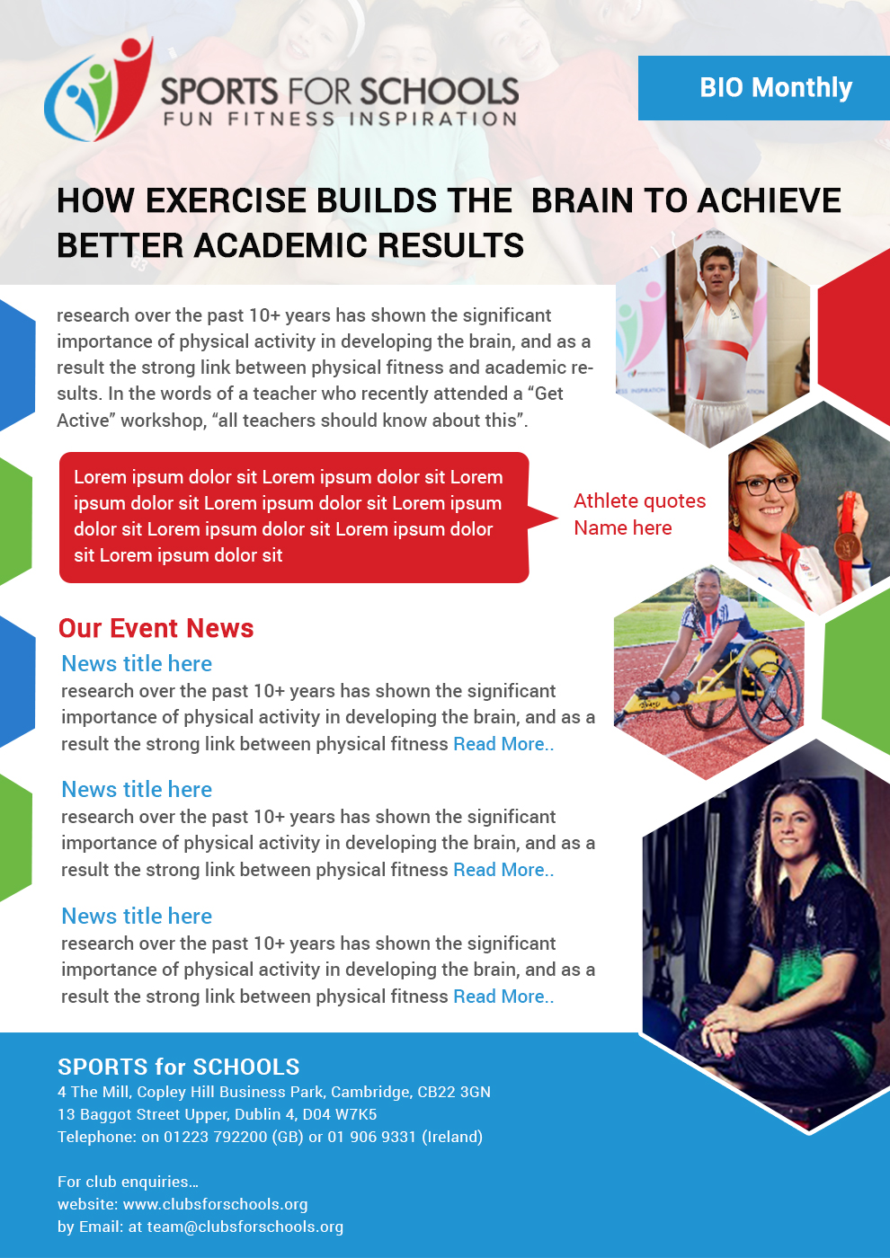 Newsletter Design by Best Design Hub for this project | Design #21487548