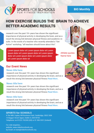 Newsletter Design by Best Design Hub for this project | Design: #21487548