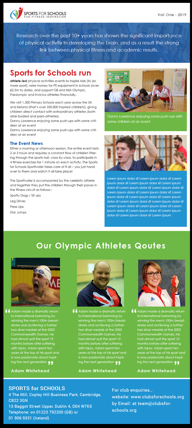 Newsletter Design by Best Design Hub for this project | Design #21487752