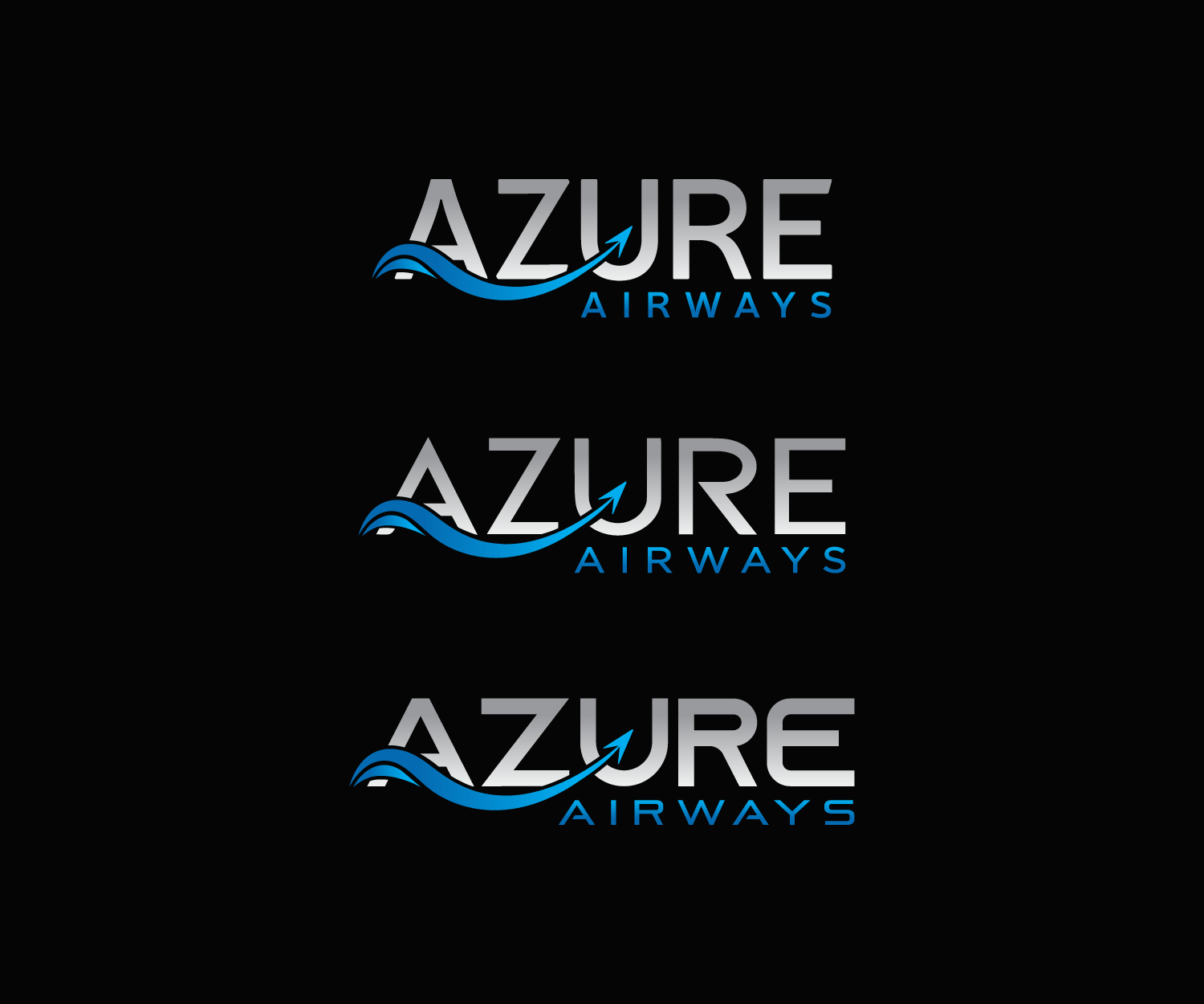 Logo Design by Mario for Azure Airways LLC | Design #21558382