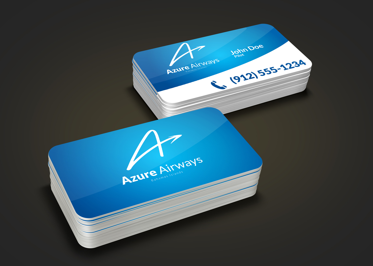 Logo Design by Roger B. for Azure Airways LLC | Design #21491650
