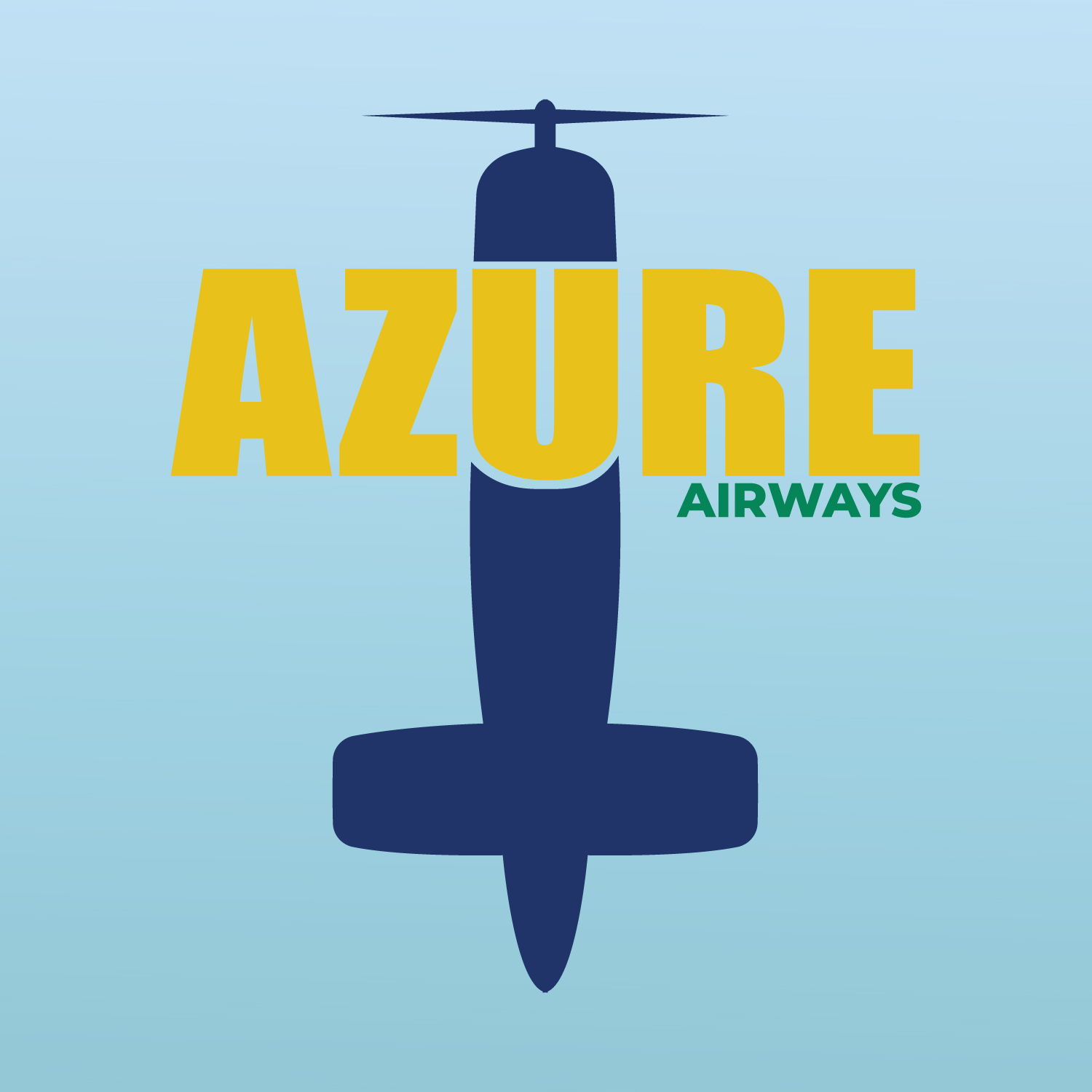 Design de Logo par Type.gaurav pour Azure Airways LLC | Design #21482320