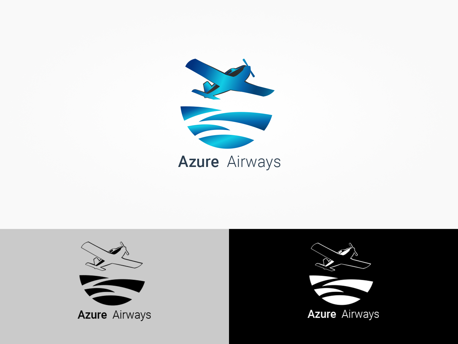 Logo Design by Sehriban for Azure Airways LLC | Design #21479980