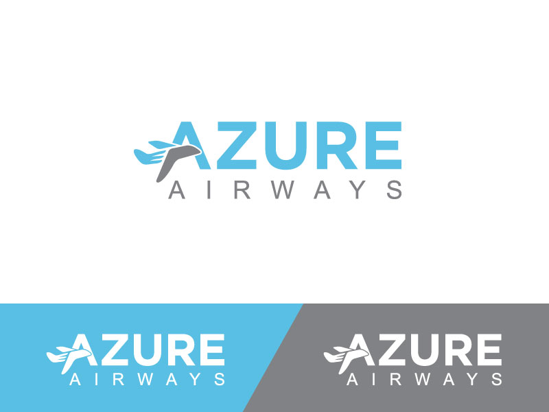 Diseño de Logo por Goldenman 2 para Azure Airways LLC | Diseño #21498894