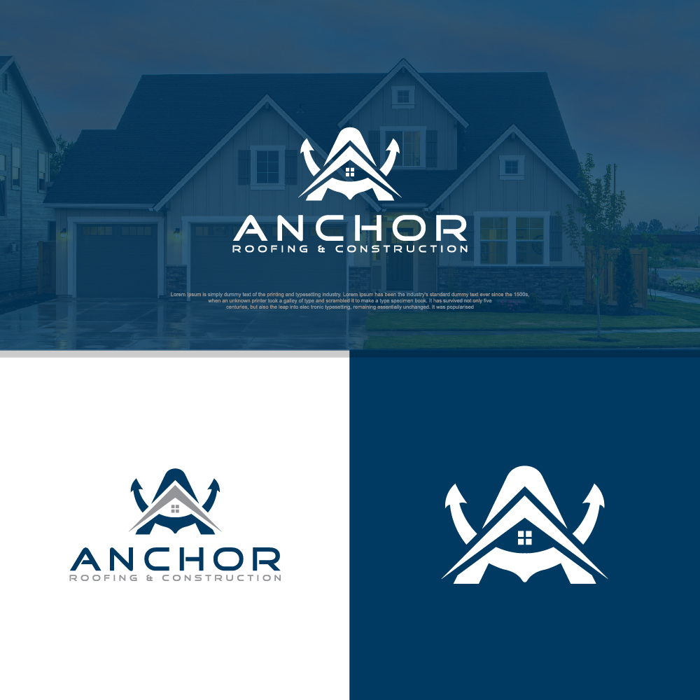 Logo Design by sushsharma99 for Anchor Roofing&Construction | Design #21489236