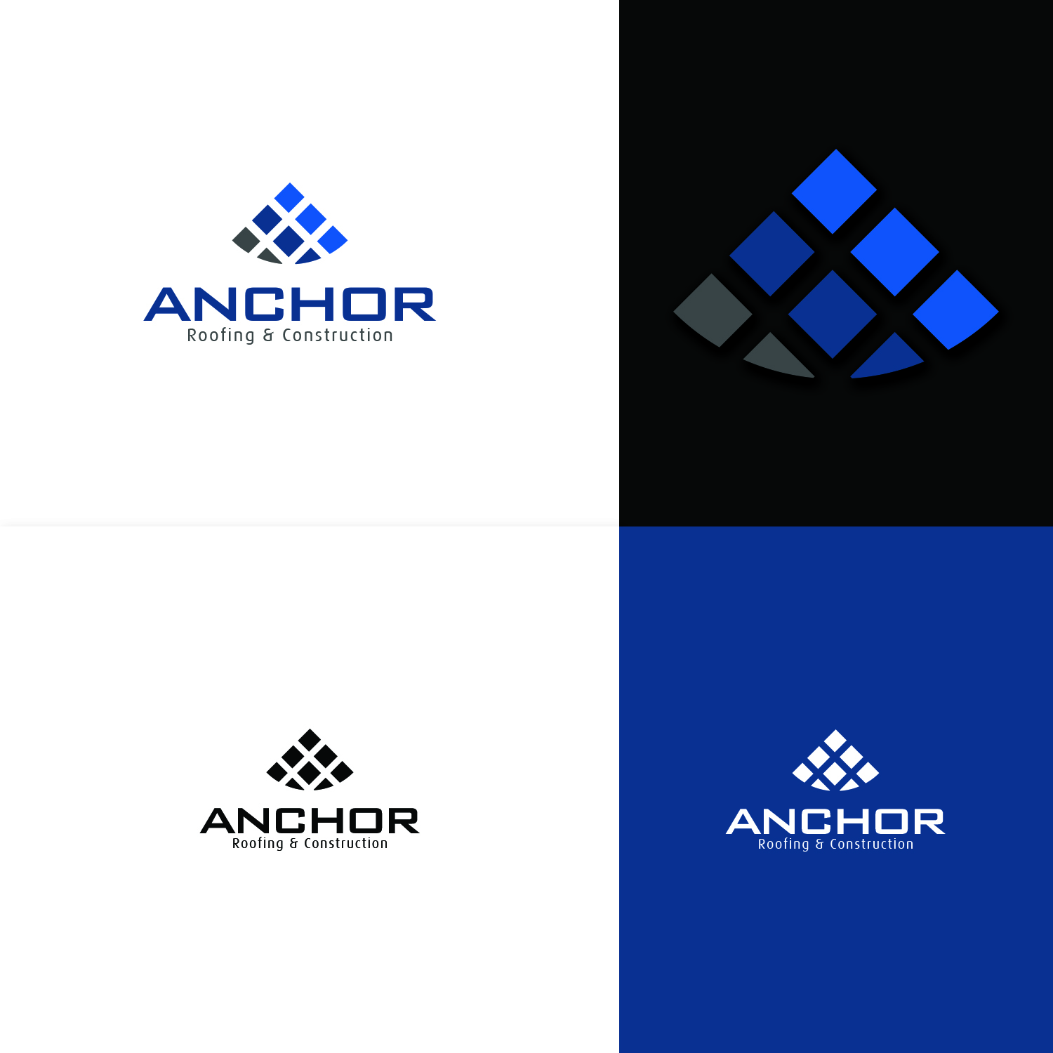 Logo Design by Maxo-Biz for Anchor Roofing&Construction | Design #21494752