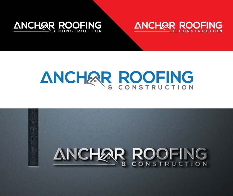 Diseño de Logo por Firoj 2 para Anchor Roofing&Construction | Diseño: #21537875