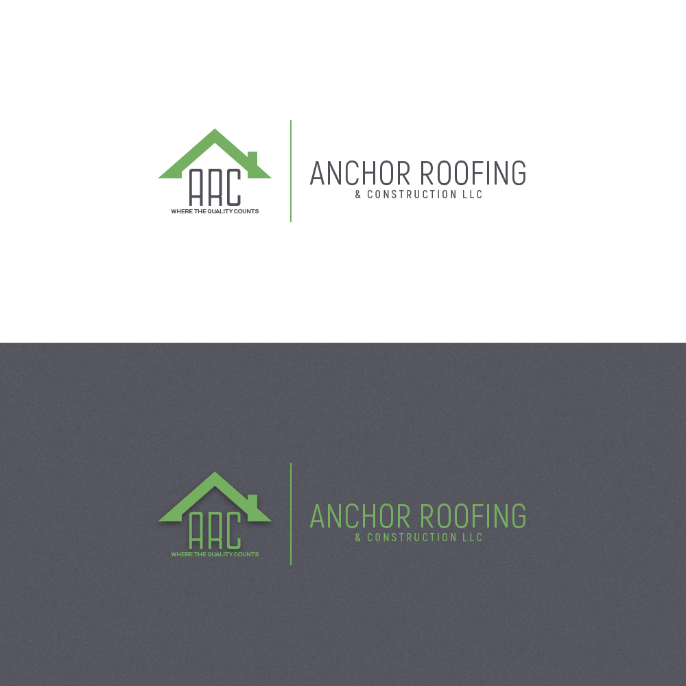 Diseño de Logo por SamiddhaH para Anchor Roofing&Construction | Diseño #21530739