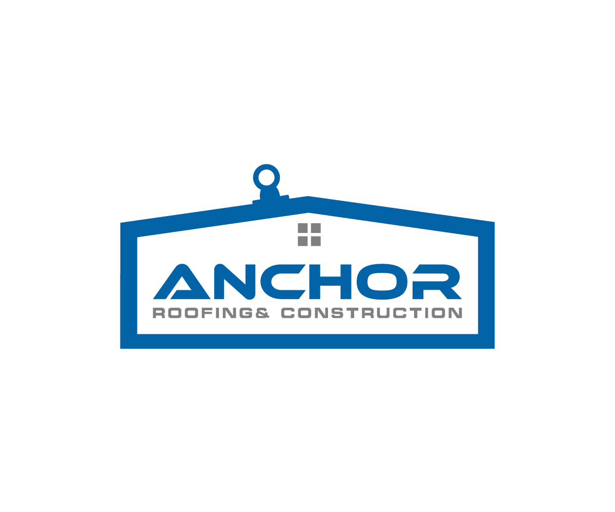 Logo Design by Hatha for Anchor Roofing&Construction | Design #21483941