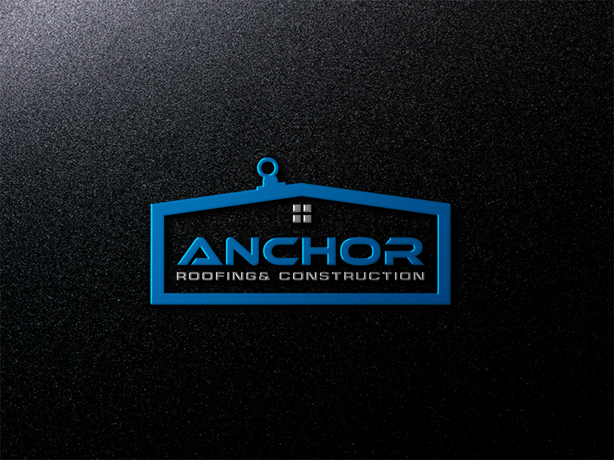 Logo Design by Hatha for Anchor Roofing&Construction | Design #21483944