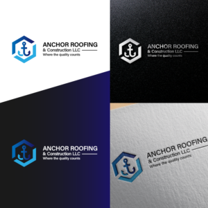 Logo Design by kecebong 007 for Anchor Roofing&Construction | Design: #21525722