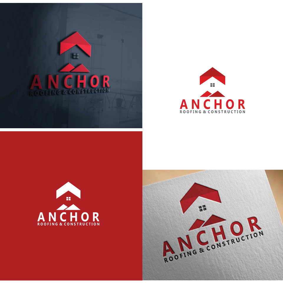 Logo Design by kevin ravel for Anchor Roofing&Construction | Design #21500965