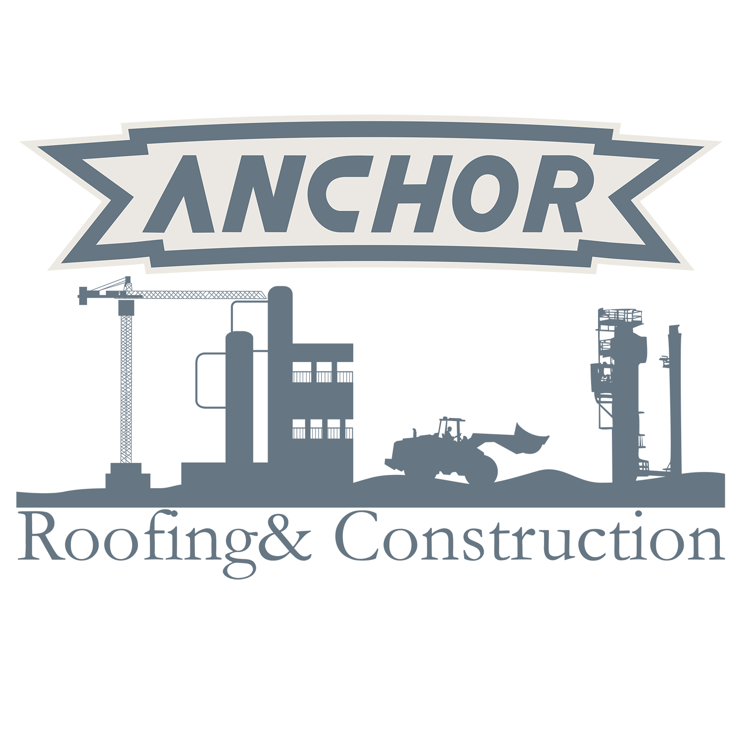 Logo Design by ClyDesigns for Anchor Roofing&Construction | Design #21488523