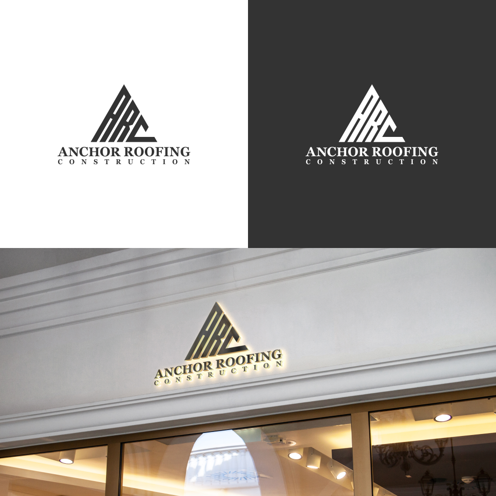 Logo Design by adie soesanto for Anchor Roofing&Construction | Design #21613351