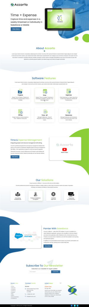 Web Design by harmi_199 for Accorto | Design: #21521222
