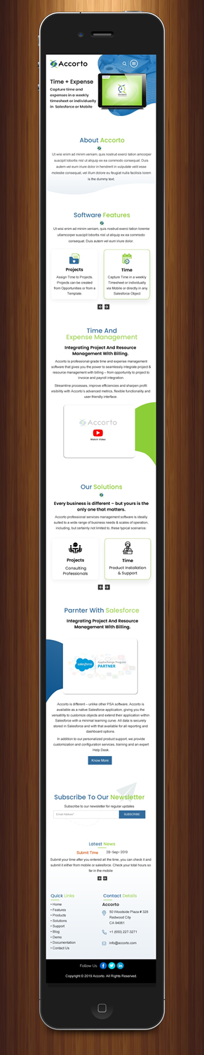 Web Design by harmi_199 for Accorto | Design: #21571617