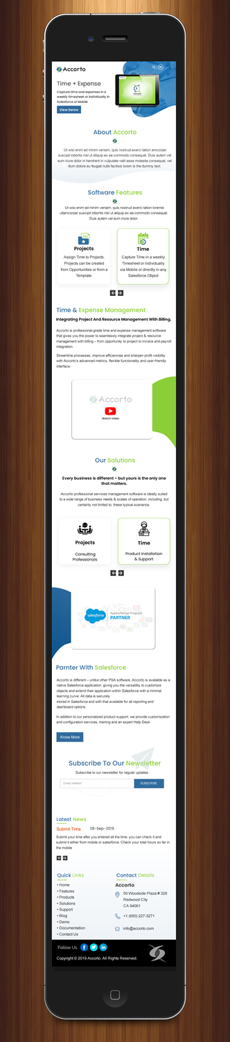 Web-Design von harmi_199 für Accorto | Design #21571618