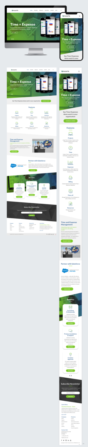 Web Design by pb for Accorto | Design #21571299