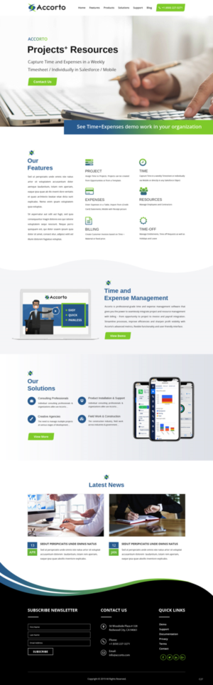 Web Design by pb for Accorto | Design: #21485646