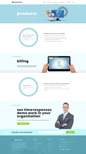 Web Design by Sujit Banerjee for Accorto | Design: #21503855