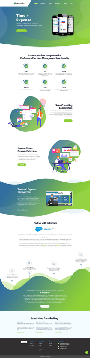 Software product web site / landing page | Web Design by NineTwoEleven Media