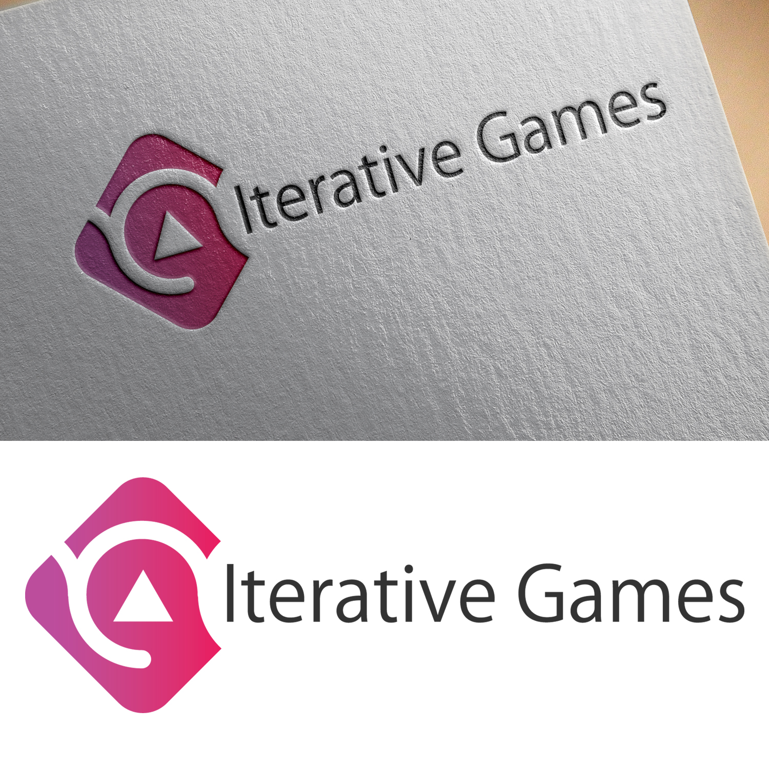 Logo Design by hassan karrach for Iterative Games | Design #21480191